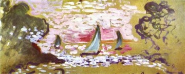 fauvism Oil Painting - Les voiliers Fauvism